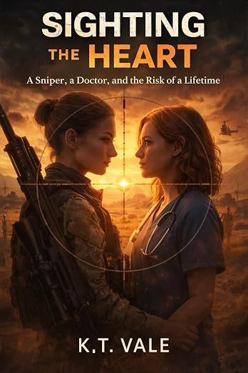 Sighting the Heart by K.T. Vale: Sapphic Military Romance Book